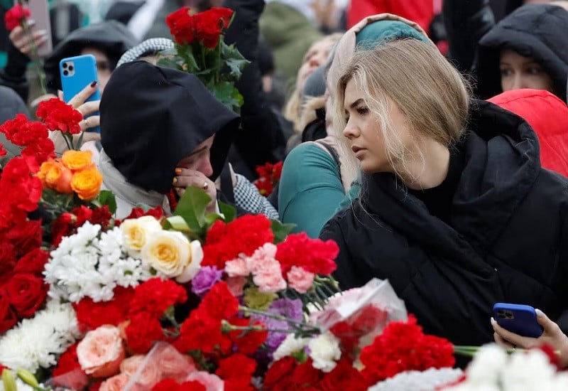 Russia mourns victims of Crocus hall attacks